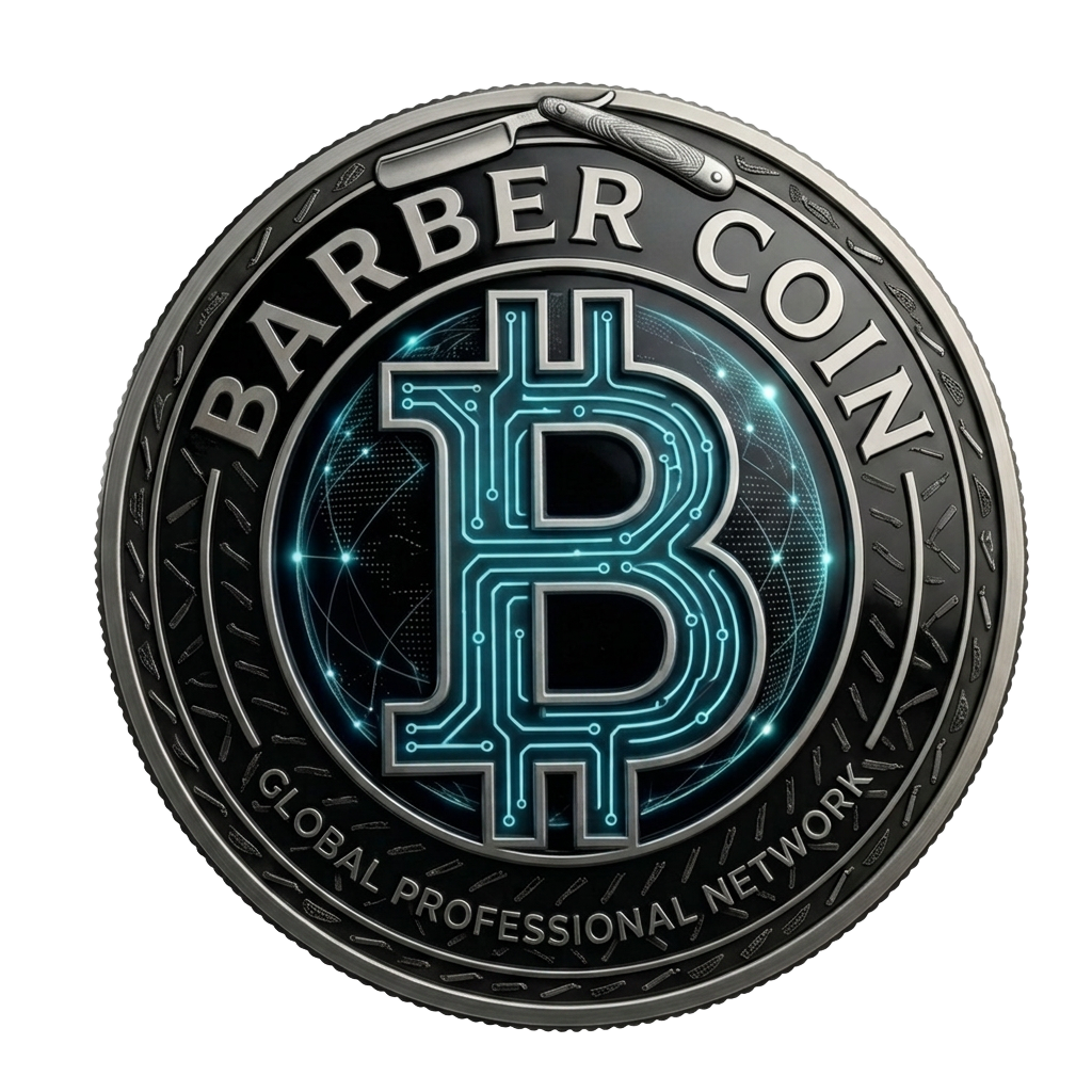 Escudo oficial Barber Coin · Global Professional Network